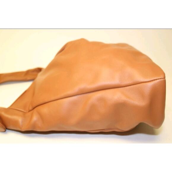 Staud Island Knotted Womens Supple Tan Leather Hobo Satchel Shoulder Bag - Picture 11 of 16